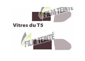 TRANSPORTEUR T5 (2003-2015) 1 porte latérale avec 1 vitre fixe a droite et 1 vitre coulissante a gauche