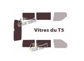 TRANSPORTEUR T5 Court 4 portes (2003-2015) 1 porte,vitres fixes & hayon