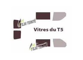 TRANSPORTEUR T5 (2003-2015) Utilitaire 1 porte latérale, 2 vitres fixes et 2 portes arrières