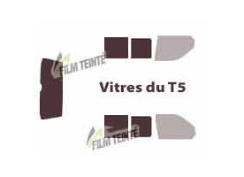 TRANSPORTEUR T5 (2003-2015) 2 portes latérales, 2 vitres coulissantes et hayon