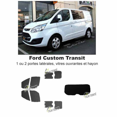 Transit Custom (2014-ACTUEL) Vitres ouvrantes et hayon