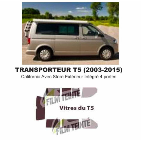 MDAK ACE-1 Dakdrager bagagedrager compatibel met Volkswagen T5 Transporter 2003-2015 Spoorstaven Zwart Aluminium 2 Staven