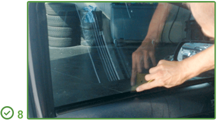 Film solaire voiture vert reflective Cadox - Feu Vert